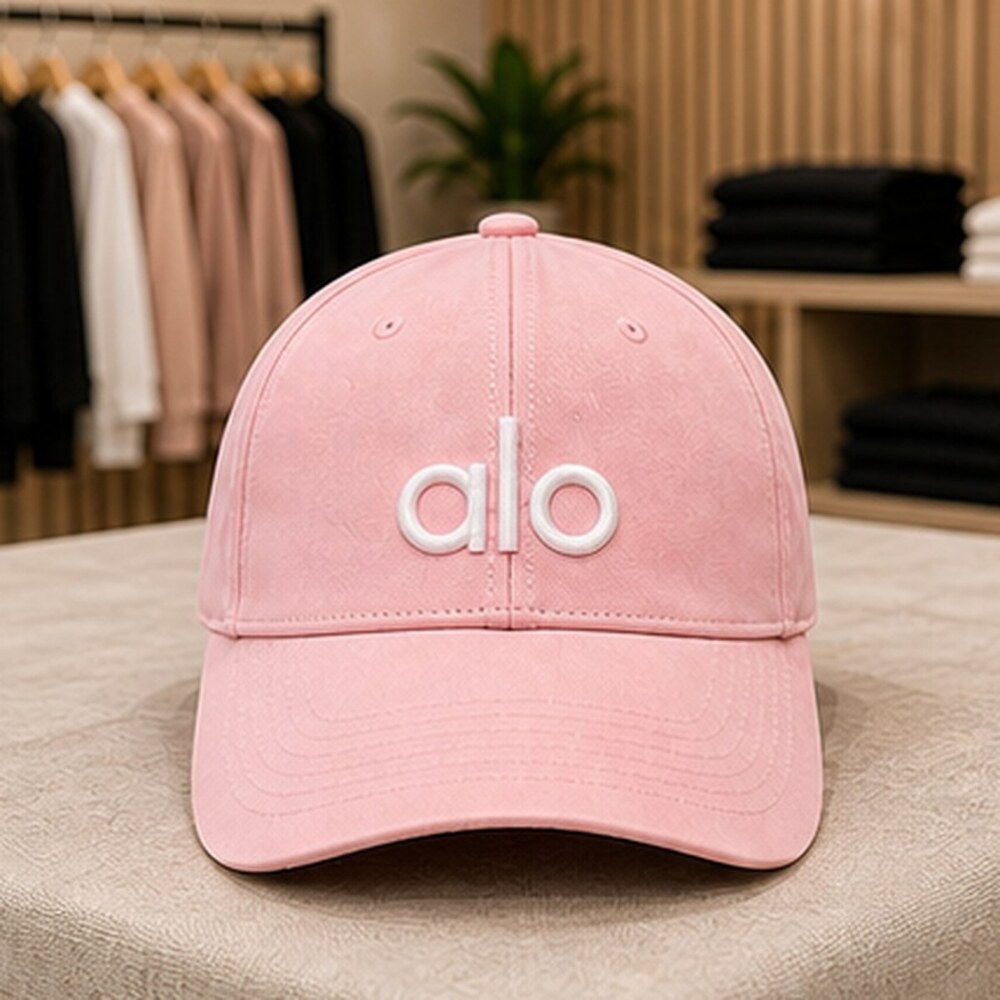 ALO Yoga Pink Casual Baseball Cap Hat Activewear